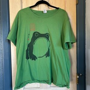 Green Frog Graphic T-Shirt